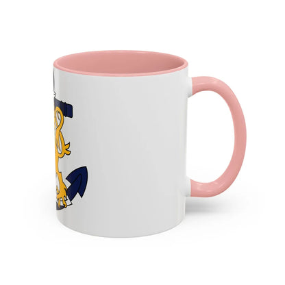 Coat of Arms of Finnish Navy - Accent Coffee Mug-Go Mug Yourself