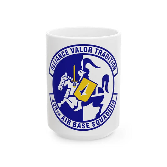 425th Air Base Squadron (U.S. Air Force) White Coffee Mug-15oz-Go Mug Yourself