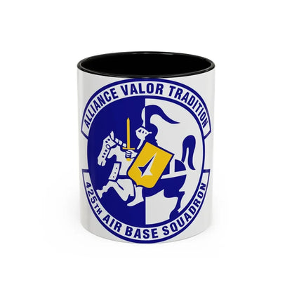 425th Air Base Squadron (U.S. Air Force) Accent Coffee Mug 11oz Black - Go Mug Yourself