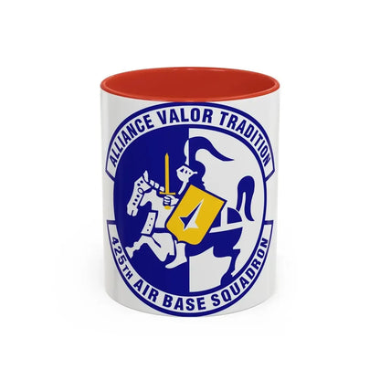 425th Air Base Squadron (U.S. Air Force) Accent Coffee Mug 11oz Red - Go Mug Yourself