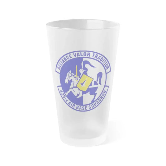 425th Air Base Squadron (U.S. Air Force) Frosted Pint Glass 16oz Default Title - Go Mug Yourself