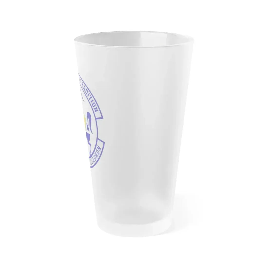 425th Air Base Squadron (U.S. Air Force) Frosted Pint Glass 16oz - Go Mug Yourself