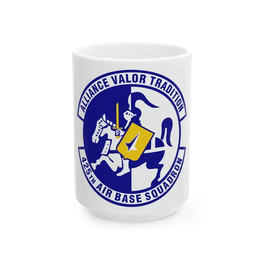 425th Air Base Squadron (U.S. Air Force) White Coffee Mug 15oz - Go Mug Yourself