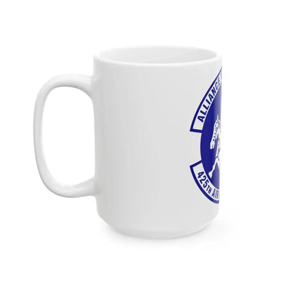 425th Air Base Squadron (U.S. Air Force) White Coffee Mug - Go Mug Yourself
