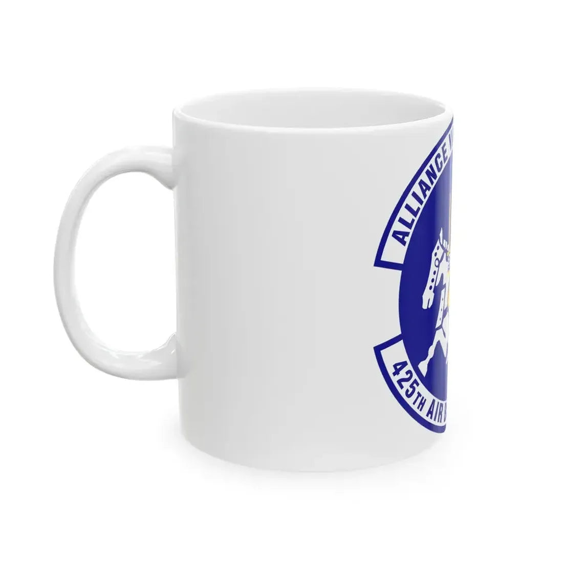 425th Air Base Squadron (U.S. Air Force) White Coffee Mug - Go Mug Yourself