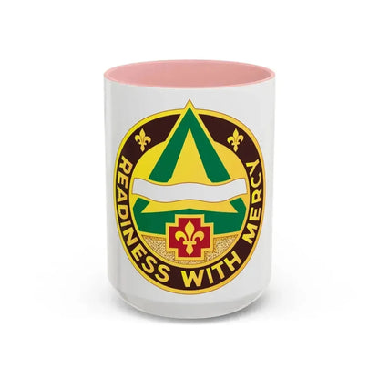 426 Medical Brigade 2 (U.S. Army) Accent Coffee Mug 15oz Pink - Go Mug Yourself