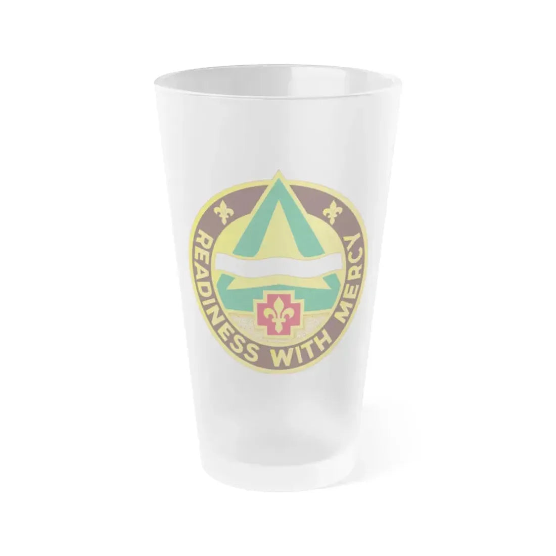 426 Medical Brigade 2 (U.S. Army) Frosted Pint Glass 16oz Default Title - Go Mug Yourself