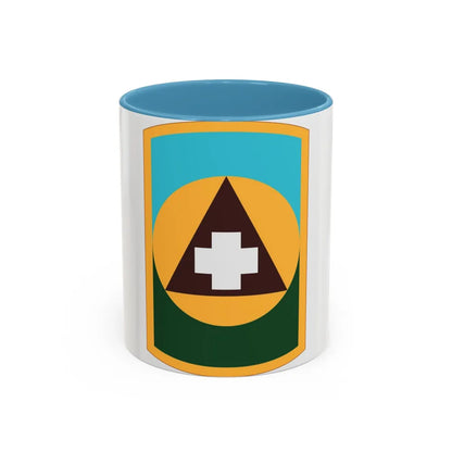 426 Medical Brigade (U.S. Army) Accent Coffee Mug-11oz-Light Blue-Go Mug Yourself