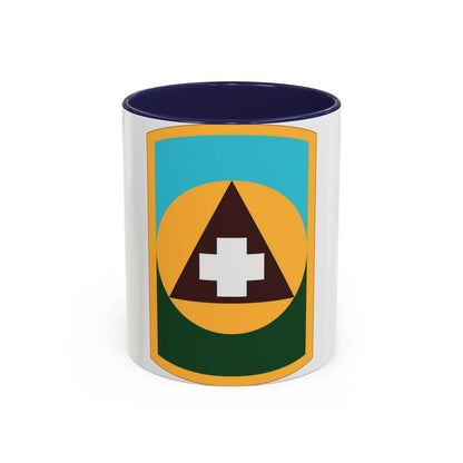 426 Medical Brigade (U.S. Army) Accent Coffee Mug-11oz-Navy-Go Mug Yourself