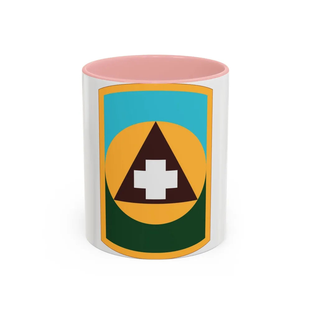 426 Medical Brigade (U.S. Army) Accent Coffee Mug-11oz-Pink-Go Mug Yourself