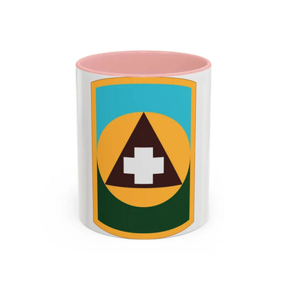 426 Medical Brigade (U.S. Army) Accent Coffee Mug-11oz-Pink-Go Mug Yourself