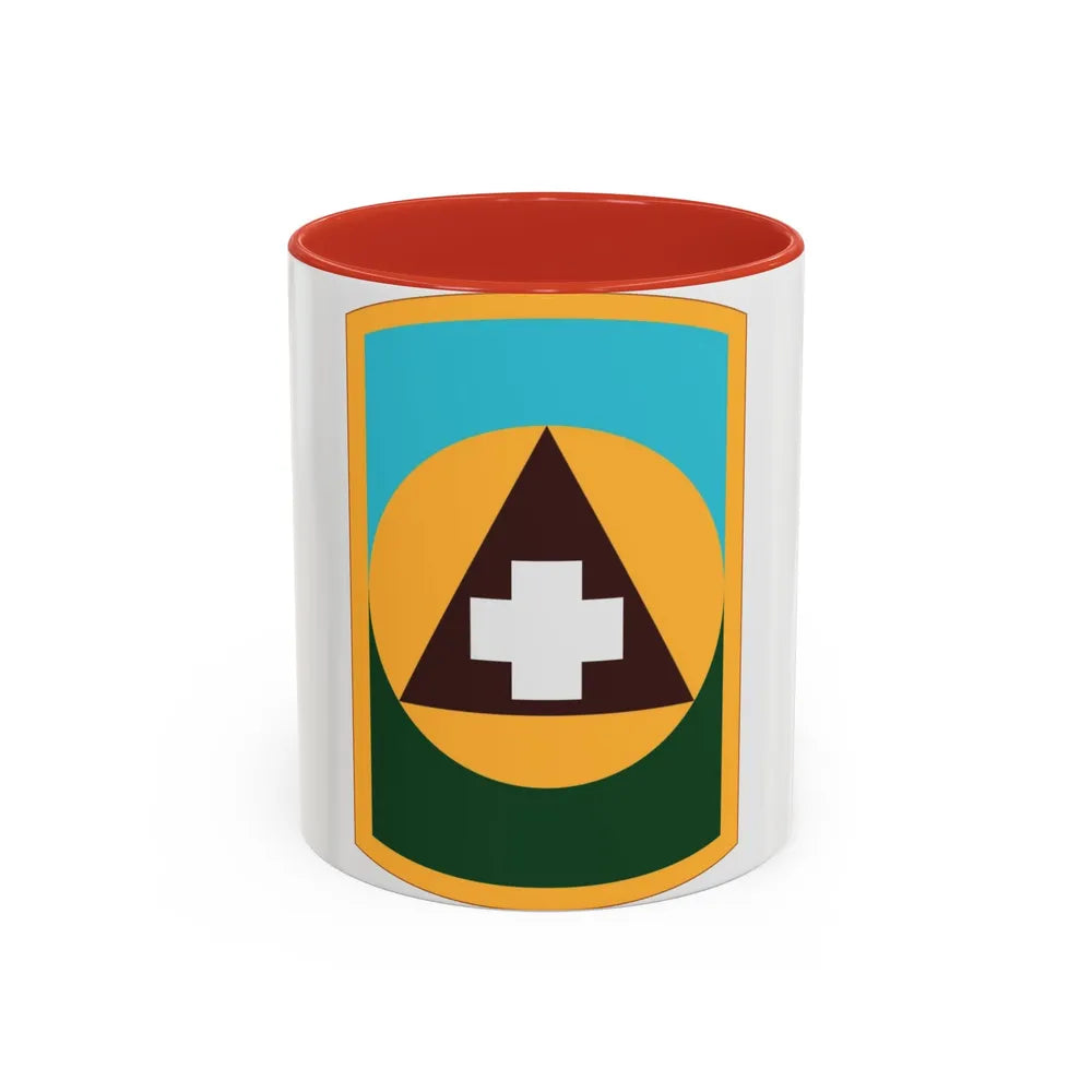 426 Medical Brigade (U.S. Army) Accent Coffee Mug-11oz-Red-Go Mug Yourself