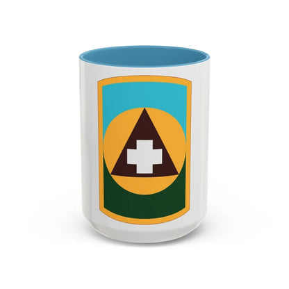 426 Medical Brigade (U.S. Army) Accent Coffee Mug-15oz-Light Blue-Go Mug Yourself