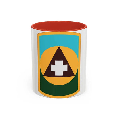 426 Medical Brigade (U.S. Army) Accent Coffee Mug 11oz Red - Go Mug Yourself