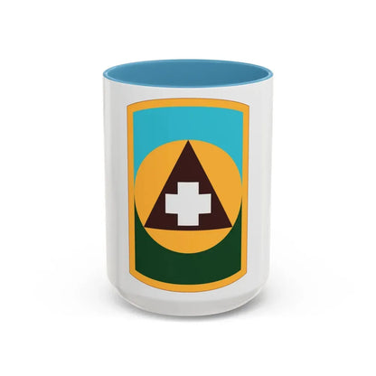 426 Medical Brigade (U.S. Army) Accent Coffee Mug 15oz Light Blue - Go Mug Yourself