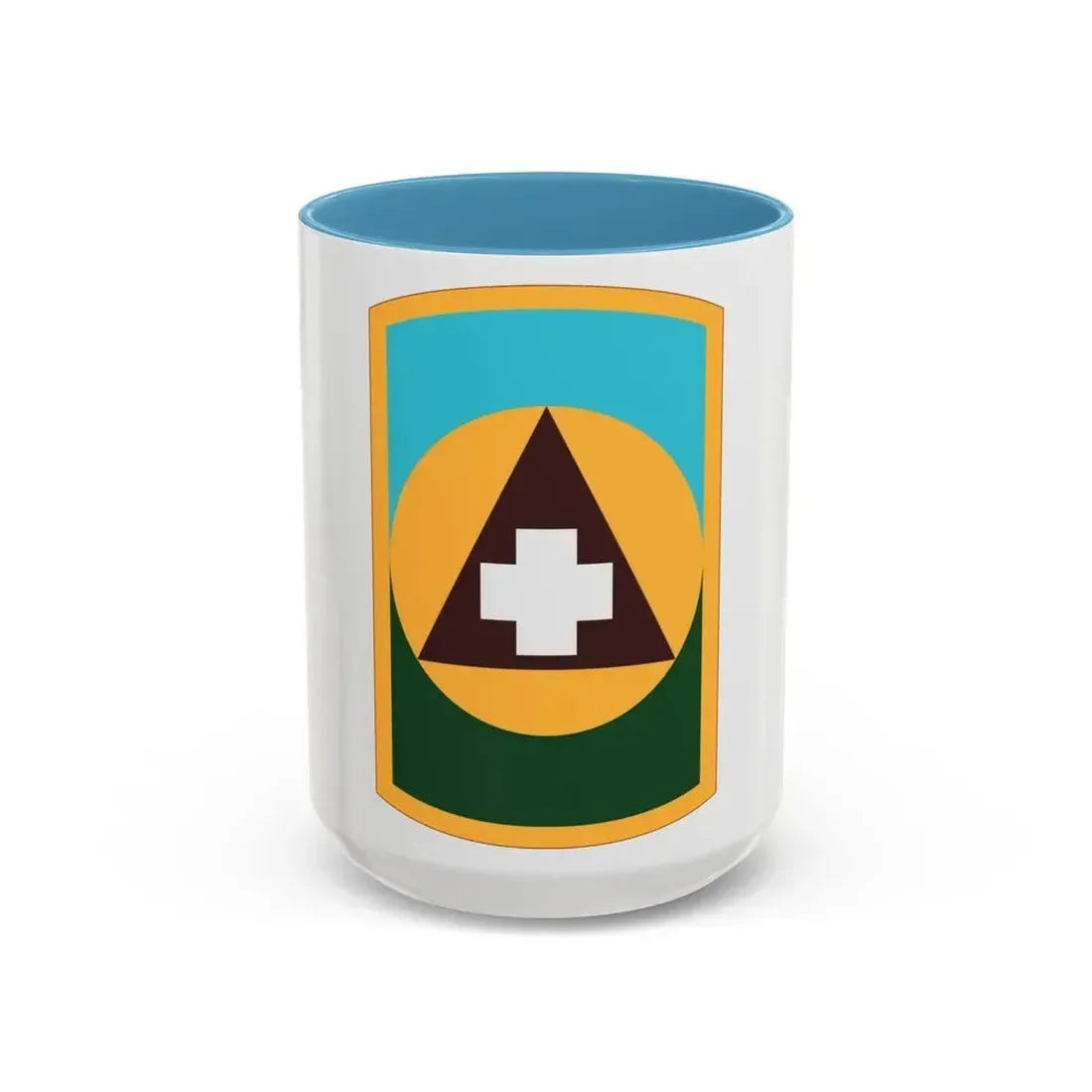 426 Medical Brigade (U.S. Army) Accent Coffee Mug 15oz Light Blue - Go Mug Yourself