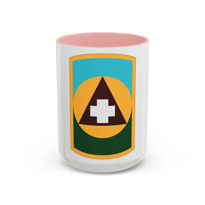 426 Medical Brigade (U.S. Army) Accent Coffee Mug 15oz Pink - Go Mug Yourself
