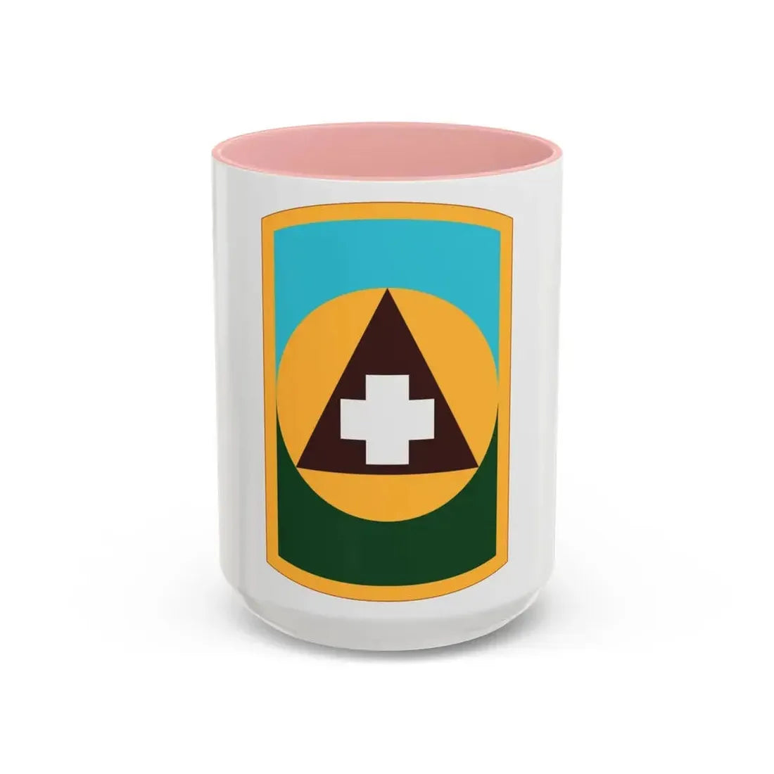 426 Medical Brigade (U.S. Army) Accent Coffee Mug 15oz Pink - Go Mug Yourself