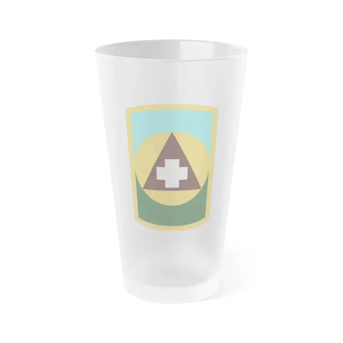 426 Medical Brigade (U.S. Army) Frosted Pint Glass 16oz Default Title - Go Mug Yourself