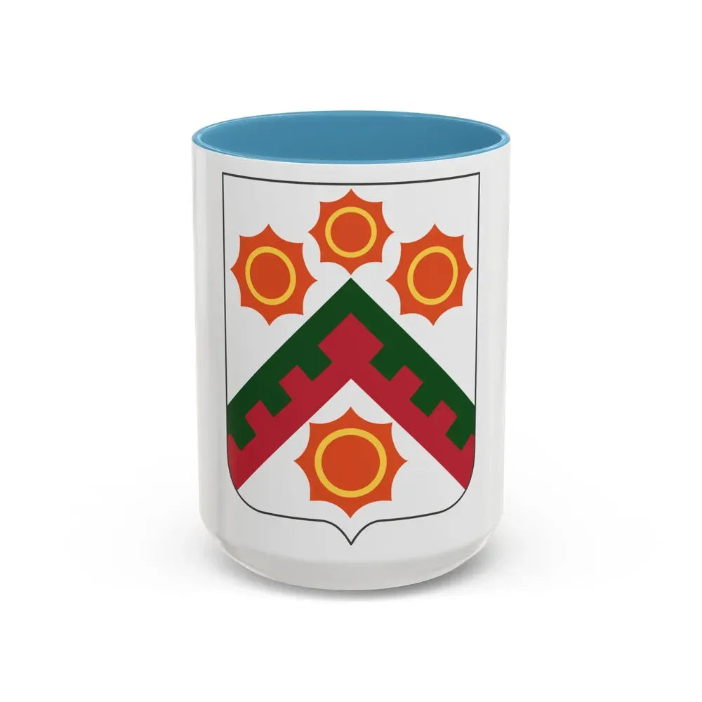 426 Signal Battalion 2 (U.S. Army) Accent Coffee Mug 15oz Light Blue - Go Mug Yourself