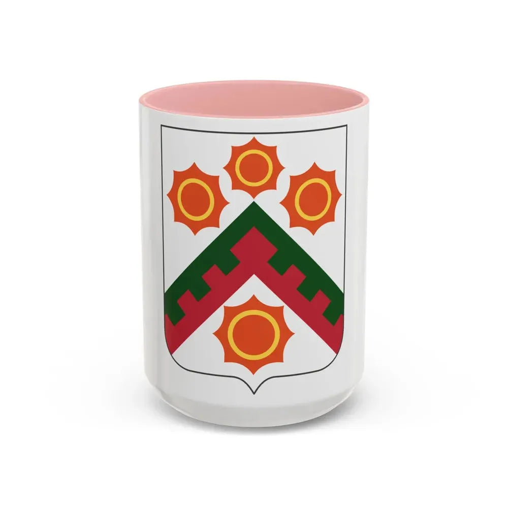 426 Signal Battalion 2 (U.S. Army) Accent Coffee Mug 15oz Pink - Go Mug Yourself