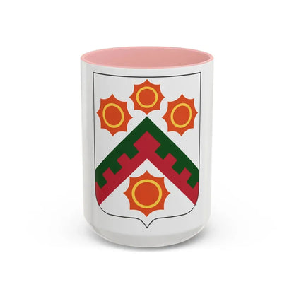426 Signal Battalion 2 (U.S. Army) Accent Coffee Mug 15oz Pink - Go Mug Yourself