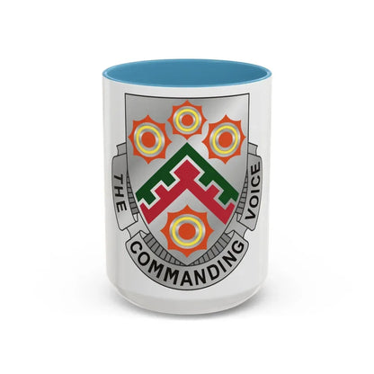 426 Signal Battalion (U.S. Army) Accent Coffee Mug 15oz Light Blue - Go Mug Yourself
