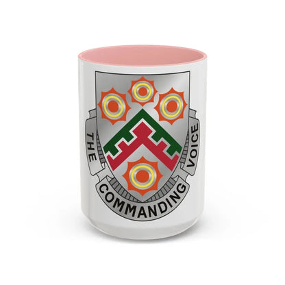 426 Signal Battalion (U.S. Army) Accent Coffee Mug 15oz Pink - Go Mug Yourself