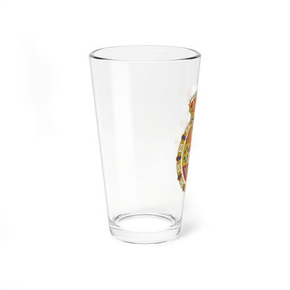 Escudo de Armas de Carlos III (Spain) (Coat of Arms) Pint Glass 16oz