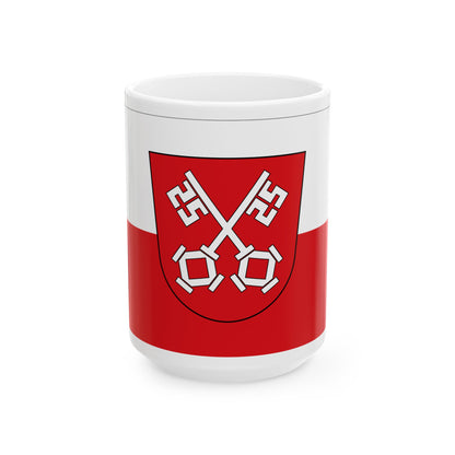 Flag of Regensburg 2 Germany - White Coffee Mug