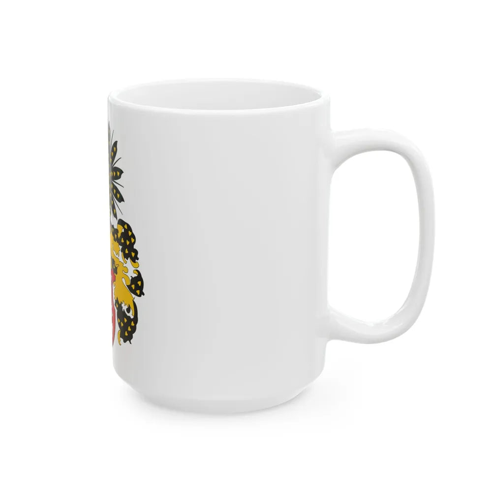 Coat of arms of the Kingdom of Bohemia - White Coffee Mug-Go Mug Yourself