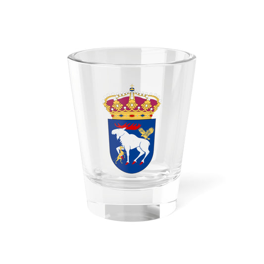Jämtlands flygflottilj vapen pre 1994 (Sweden) (Coat of Arms) Shot Glass 1.5oz
