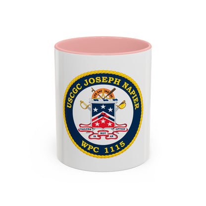 USCGC Joseph Napier WPC 115 (U.S. Coast Guard) Accent Coffee Mug