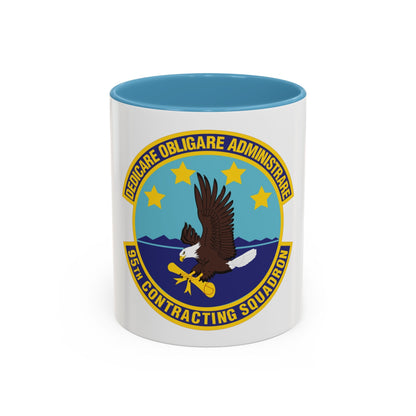 95th Contracting Squadron (U.S. Air Force) Accent Coffee Mug