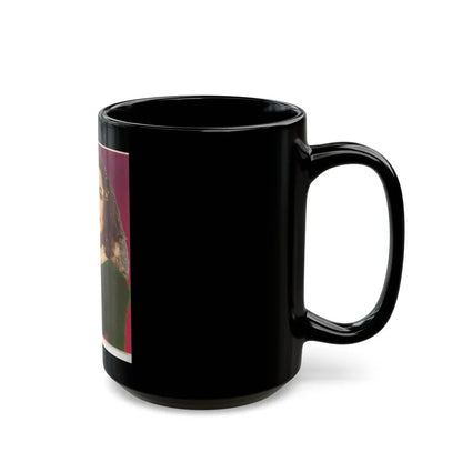 Ella Raines #118 (Vintage Female Icon) Black Coffee Mug-Go Mug Yourself