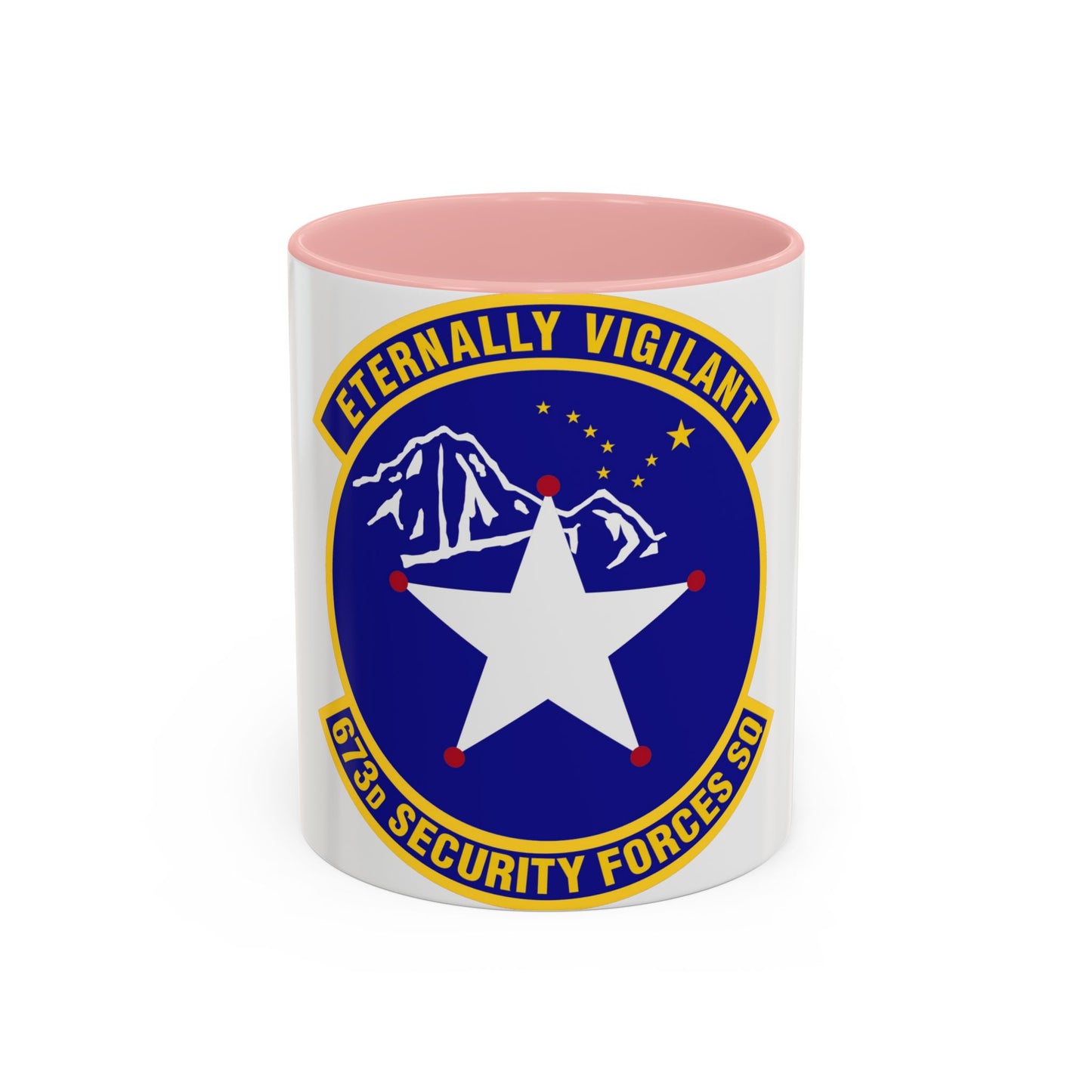 673 Security Forces Squadron PACAF (U.S. Air Force) Accent Coffee Mug