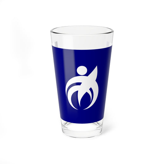 Flag of Ichikawamisato Yamanashi (Japan) Pint Glass 16oz