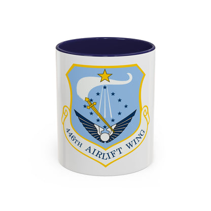 446th Airlift Wing (U.S. Air Force) Accent Coffee Mug