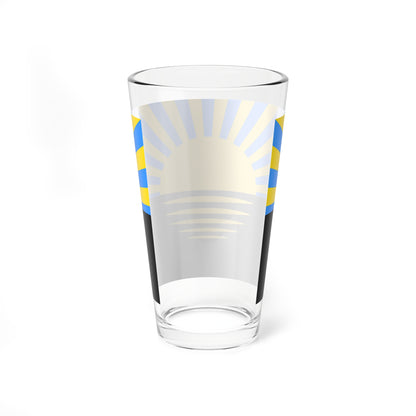 Flag of Donetsk Oblast (Ukraine) Pint Glass 16oz