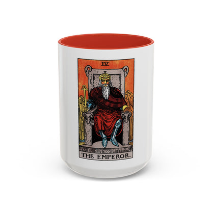 The Emperor (Tarot Card) Accent Coffee Mug
