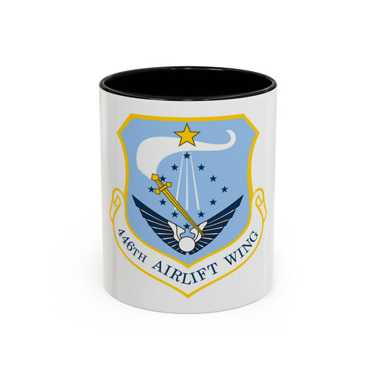 446th Airlift Wing (U.S. Air Force) Accent Coffee Mug