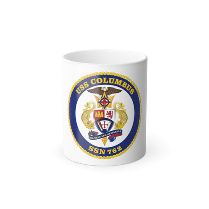 USS Columbus SSN 762 (U.S. Navy) Color Changing Mug 11oz