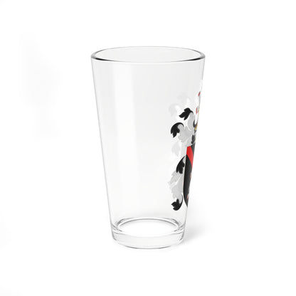 Coat of Arms of William Churchill (United States) (Coat of Arms) Pint Glass 16oz