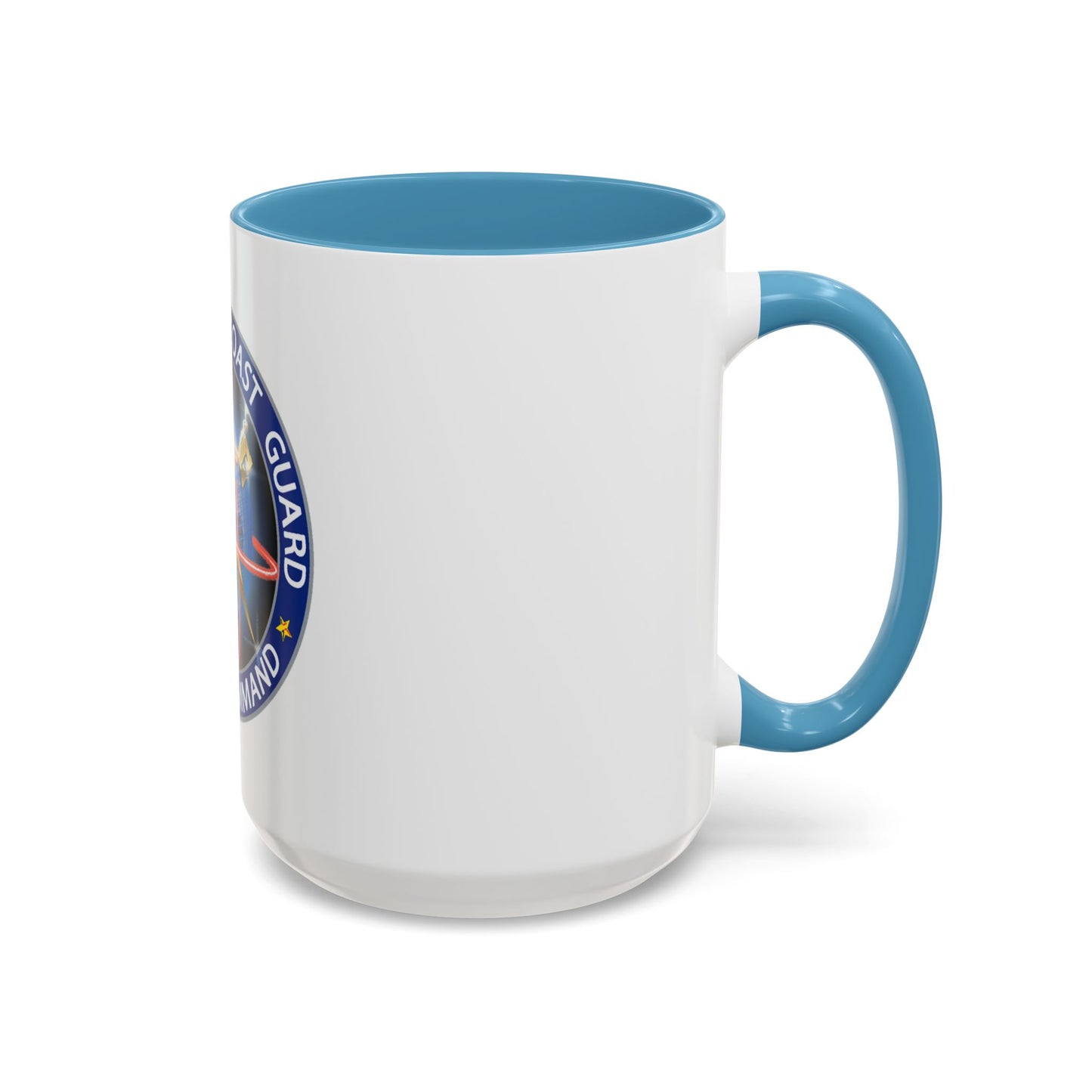 USCG Cyber Command (U.S. Coast Guard) Accent Coffee Mug