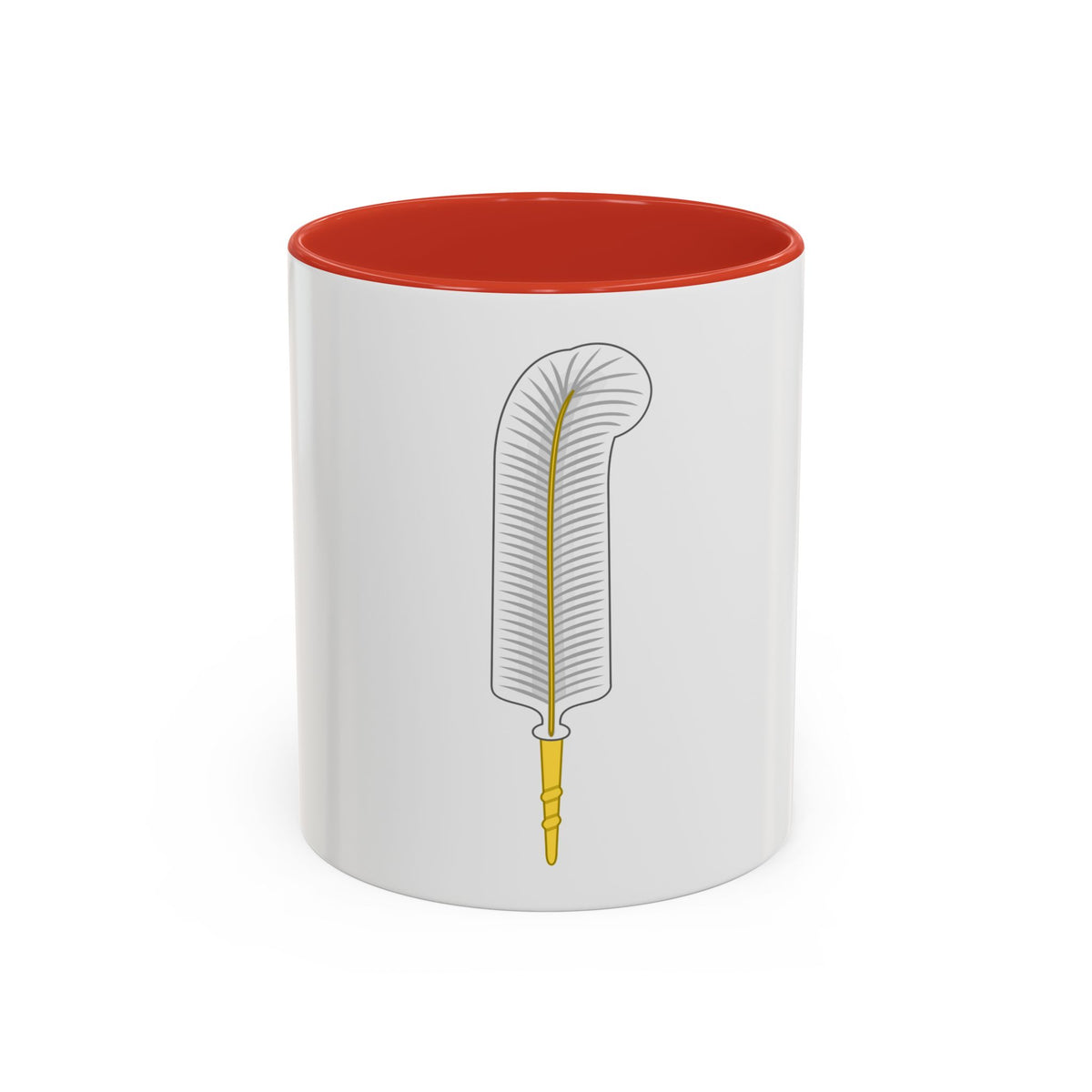 Ostrich Feather Badge - Accent Coffee Mug