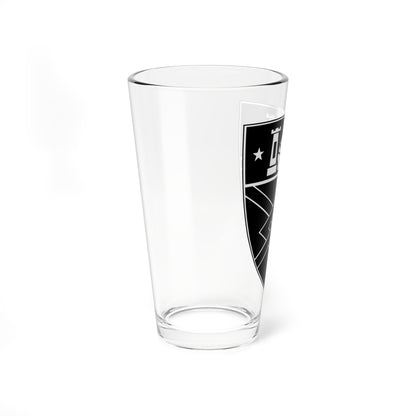 WandJShield bw (United States) (Coat of Arms) Pint Glass 16oz