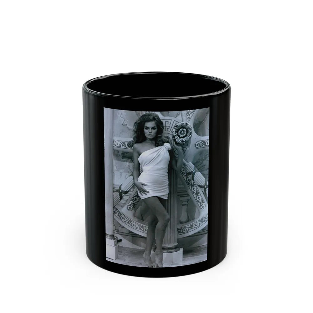 Julie Ege #259 (Vintage Female Icon) Black Coffee Mug-11oz-Go Mug Yourself