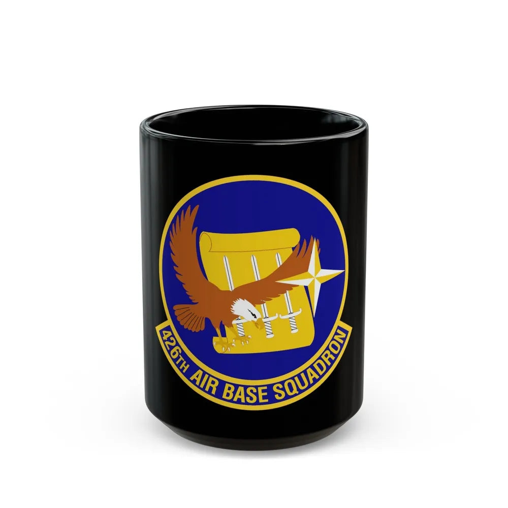 426th Air Base Squadron (U.S. Air Force) Black Coffee Mug-15oz-Go Mug Yourself