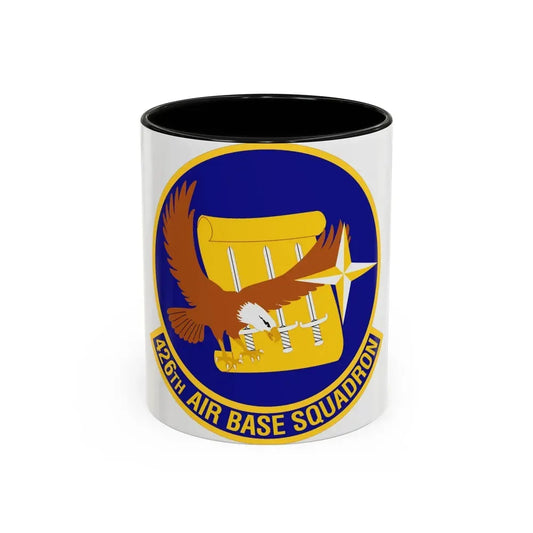 426th Air Base Squadron (U.S. Air Force) Accent Coffee Mug 11oz Black - Go Mug Yourself