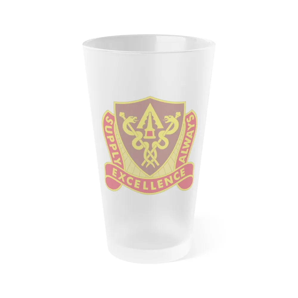 427 Medical Battalion (U.S. Army) Frosted Pint Glass 16oz-Go Mug Yourself